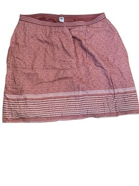 Old Navy Women’s Printed A-Line Skirt - Mauve Pink sz. M